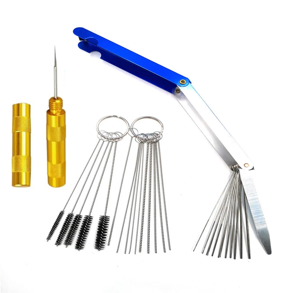 Carburetor Cleaning Brush and Needle Kit