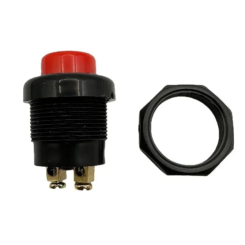 Red Push Button Switches - 2-Pack