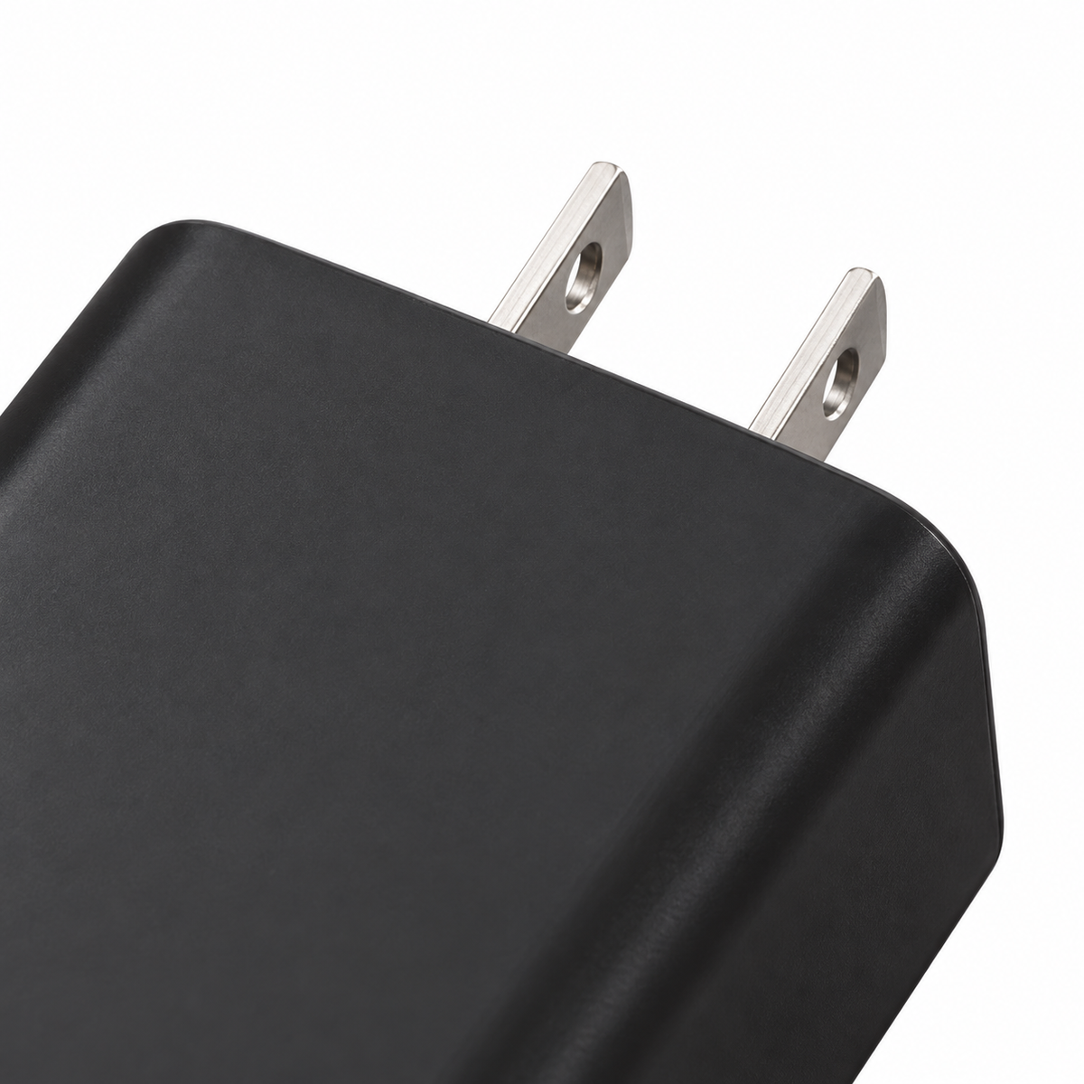 4-Port USB Wall Charger - US Plug, Black