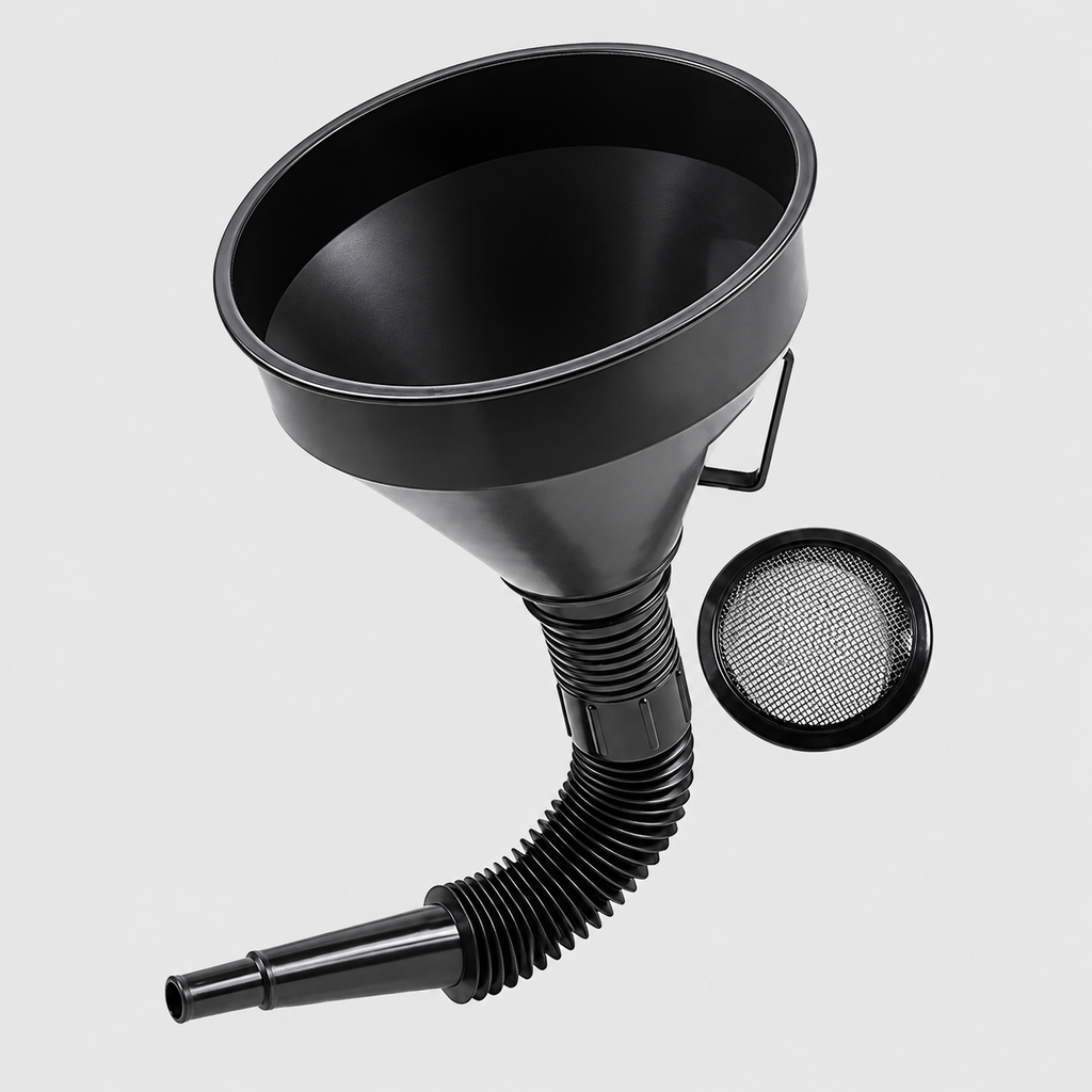 Black Filling Funnel with Filter - 140 mL